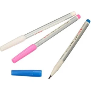 3Pcs(White, Blue, Pink) Water Erasable Vanishing Fabric Marker Cloth Ink Pen B - Picture 1 of 11