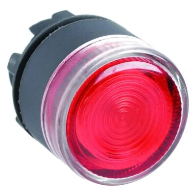 Operador de botón pulsador iluminado DAYTON 30G125, rojo, 22 mm, momentáneo, al ras Foto 1 de 2