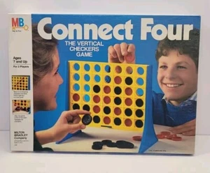 VTG Milton Bradley Connect Four 4 Family Board Game Vertical Checkers 1986 NEW - Picture 1 of 7