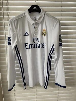 Real Madrid Ronaldo CL   size 8 Player Issue Adizero Shirt Adidas Jersey - Image 1 of 4