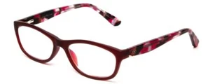 Ann Taylor 020 Ladies Cateye 52mm Designer Reading Glasses Burgundy Red Tortoise