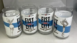 Revolution Brewery Fist City Chicago Pale Ale Chicago Flag Beer Glasses Set of 4 - Picture 1 of 8