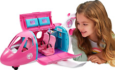 Dream  Plane Playset Accessories 15 New Girls Play Pink Airplane Toy Set