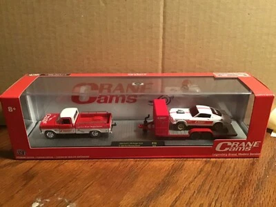 M2 MACHINES AUTO HAULERS Crane Cams 1969 FORD F-100 RANGER & 1966 MUSTANG GASSER - Image 1 of 4