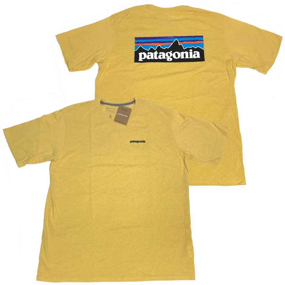 Patagonia Mens - P-6 Logo Responsibili-Tee S/S T-shirt - Surfboard Yellow - Image 1 of 1