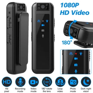 1080P Portable Mini Body Camera Wearable Pocket Cam Video Recorder DVR Police au - Picture 1 of 16