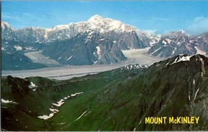 Postal de colección Alaska AK Majestic Mount McKinley - Imagen 1 de 2
