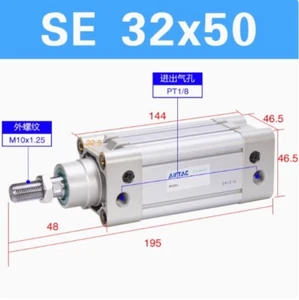 Cilindro estándar SE32X50 AirTAC nuevo 1 pieza - Imagen 1 de 1