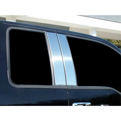 Borde de pilar de acero inoxidable 4 piezas para Lincoln Mark LT 2006-2008 Foto 1 de 4