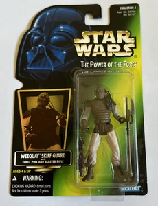 NUEVO Star Wars POF Weequay Skiff Guard 4" Figura de Acción Colección Verde 3 1996 - Imagen 1 de 6