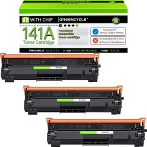 3PK 141A Wymienne kasety z tonerem do HP M110w M139w M140w czarne, ~ 950 stron - Zdjęcie 1 z 9