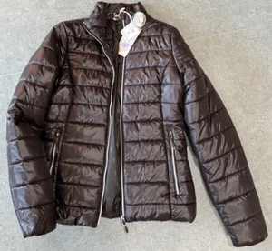 Neu Herbst Winterjacke Von 4F Gr.38/40 Gr. L Synthetische Daune Schwarz - Bild 1 von 2
