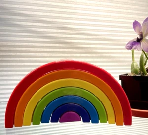 Spark Imagine Rainbow Stacker Set Building Toy pre-owned - Picture 1 of 2
