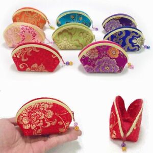 Zipper Chinese Style Purse Exquisite Candy Bag Jewelry Storage Bag  Women