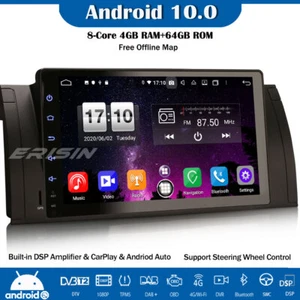 9 Zoll DSP Autoradio Android 10 Navi CarPlay Head Unit BMW 5er E39 E53 X5 M5 - Bild 1 von 12
