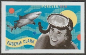 USA Sc. 5693a (F) Eugenie Clark 2022 MNH ****SIN TROQUELADOS**** - Imagen 1 de 1