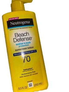 Neutrogena Beach Defense/Water+Sun Protenction/Sunscreen Lotion/SPF 70** - Picture 1 of 1