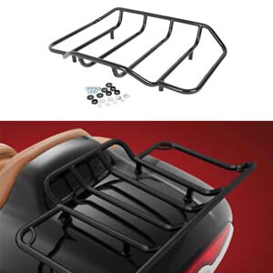Chrome/Black Trunk Top Luggage Rack Fit For Harley Road Glide Tour Pak 1984-2023