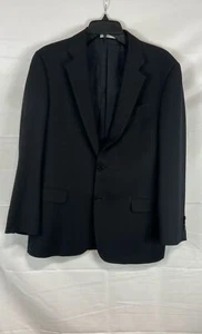 Armani Collezioni Mens Black G Line Made In Italy Solid Suit Jacket Size 40 - Picture 1 of 4