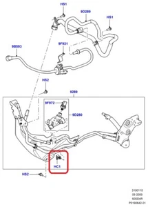 ( 1 ) GENUINE LAND ROVER LR010546 CLIP - Fuel Line - Picture 1 of 3
