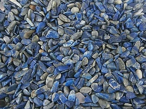 Lapis Lazuli Chips 1/2 Lb #2 Size 6-10mm Reiki Healing Crystal Past Life Recall - Picture 1 of 6