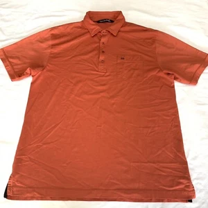 Polo de golf Travis Mathew para hombre en naranja mezcla algodón Pima talla X grande XL - Imagen 1 de 11