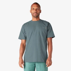 Dickies Short Sleeve Heavyweight Pocket Tee. Dickies Pocket T WS450 BM Smoke Bl - Picture 1 of 3
