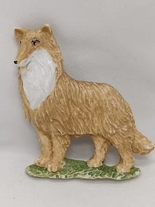 Vintage Collie Hund Kühlschrankmagnet - Bild 1 von 4