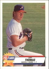 1993 Nashville Sounds Fleer/ProCards #571 Larry Thomas