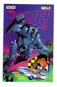 DAI KAMIKAZE! #1 (FN 6.0) 2ND PRINT VARIANT / 1ST SPEED RACER PREVIEW 1987 NOW * - Picture 1 of 2