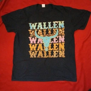 Morgan Wallen Graphic Tshirtblack Mems XL Longhorn - Picture 1 of 4