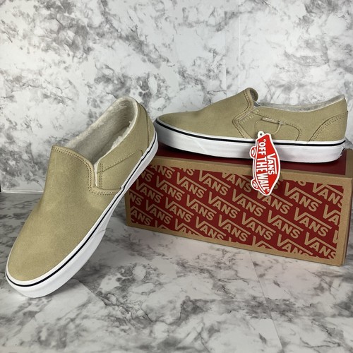 Vans Asher sneaker donna 9 5 slip on scamosciate sherpa deserto talpa basse