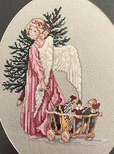 Leisure Arts Angel Album Part II Cross Stitch Pattern Leaflet 732 Carol Emmer - Picture 1 of 9
