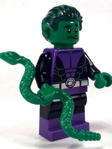 LEGO® Superheroes Minifigure Beast Boy with Snake DC Comics Teen Titans 76035 - Picture 1 of 1