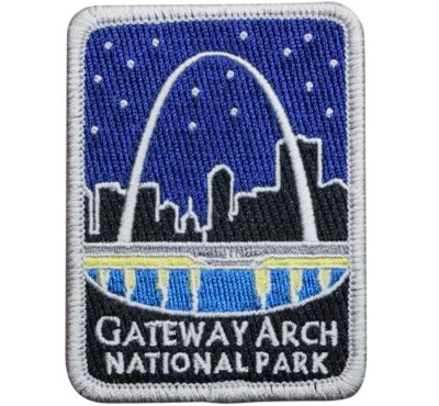 Gateway Arch National Park Patch - St. Louis, Missouri, MO Badge 3" (Iron on)