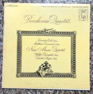Vtg Boccherini New Music Quartets Vinyl LP ML 5047 - Picture 1 of 8