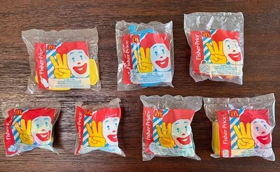 Juguetes Fisher-Price Under-3 1996 McDonald's - Lote de siete - NUEVOS - Sin repeticiones Foto 1 de 2