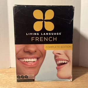 Complete Living Language French Complete Corse Set Audio CD and Unused Notebook - Picture 1 of 4