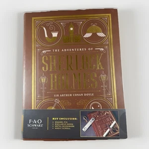 Sherlock Holmes Buch Geschenkset | Buch, Schriftrolle, Lesezeichen & Pin | Neu im Karton - Bild 1 von 7