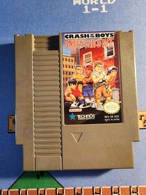 Crash N the Boys Street Challenge Nintendo NES Authentic Cartridge Only Tested