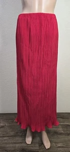 Lenox quadratischer roter Maxirock hergestellt in den USA (Größe Large oder XL) siehe Maße - Bild 1 von 9