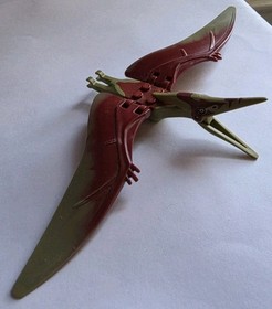 LEGO Jurassic World PTERODACTYL Minifigure Dinosaur Green Red Pteranodon