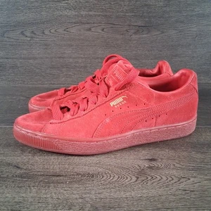 Zapatos clásicos de gamuza PUMA mono dorado rojo para mujer talla 9 - Imagen 1 de 8