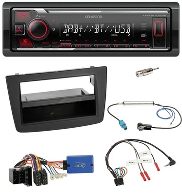 Kenwood Lenkrad Bluetooth USB DAB Autoradio für Alfa Romeo Mito 13-18 955 ISO sc - Bild 1 von 4