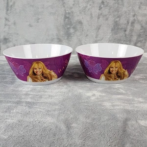 Lote de 2 cuencos de melamina Zak Designs Hannah Montana - Imagen 1 de 4