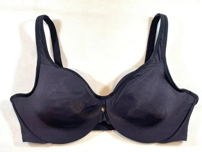 Nuevo sin etiquetas Sujetador con aros Lilyette 40C Sumergirse en la comodidad ojo de cerradura 090 ónix Foto 1 de 4