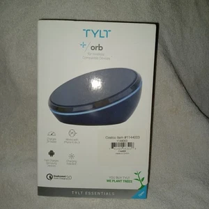 TYLT ORB Wireless Charger For Apple, Android 9W Fast-Charging Black New (ZV) - Picture 1 of 5