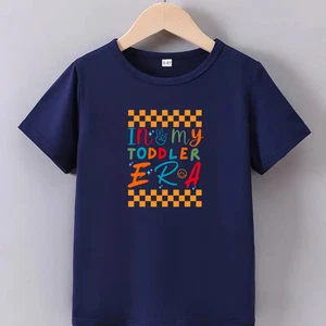 Camisa In My Toddler Era Linda Camiseta para Niños Pequeños Divertido Conjunto Inspirado en Swiftie - Imagen 1 de 11