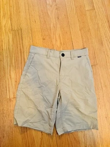 Hurley H2O-Dri Flat Front Khaki Shorts Youth size 14 - Picture 1 of 3