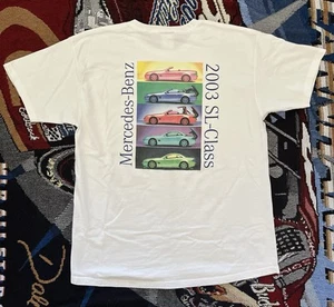 Vintage Mercedes Benz Shirt 2003 SL-Class Men’s Large Car Tee Jerzees - Picture 1 of 13